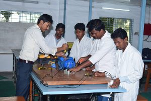 Vocational training in progress at the Ashrai Technical Training Centre