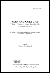 MAN AND CULTURE journal - Institute of Social Research and Applied Anthropology, University of Dhaka